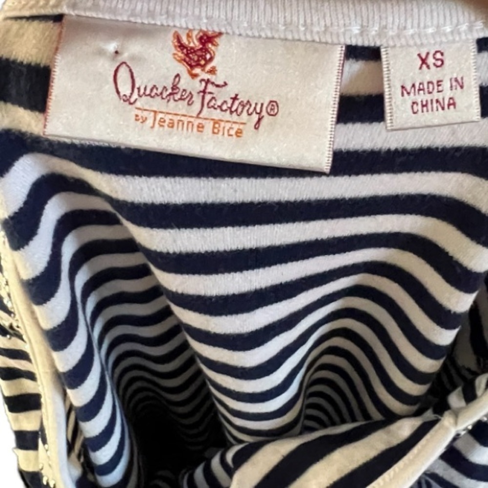 Quacker Factory Striped Top - Picture 5 of 7